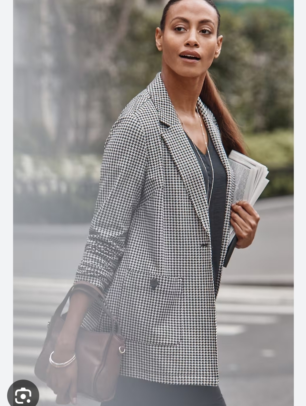 SO BRAND GINGHAM BLAZOR/ JACKET LIGHTWEIGHT XL